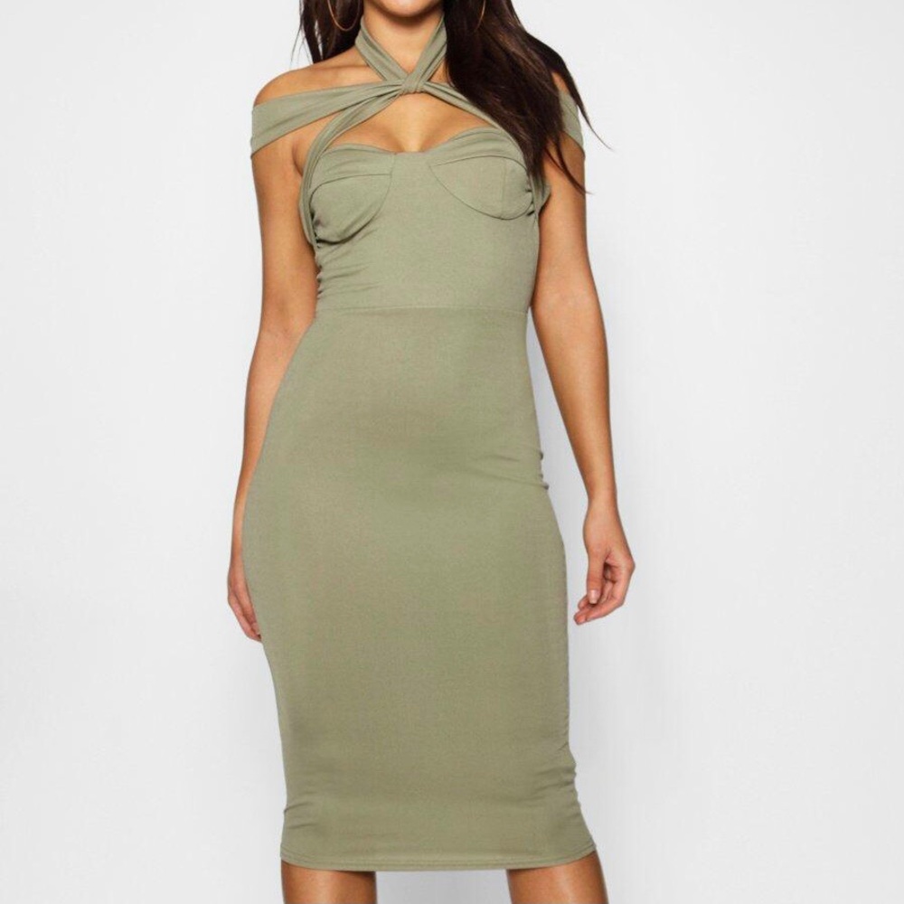 Midi bodycon dress
